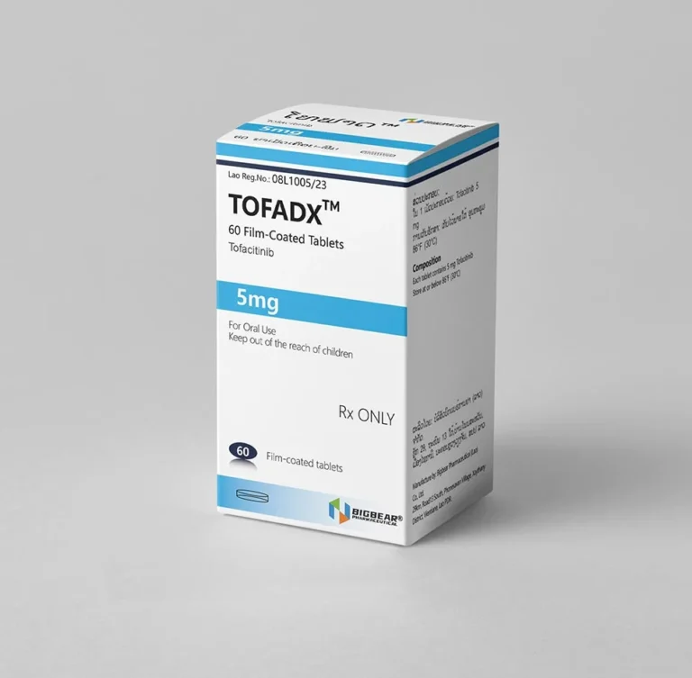 TOFADX Tofacitinib 5mg package