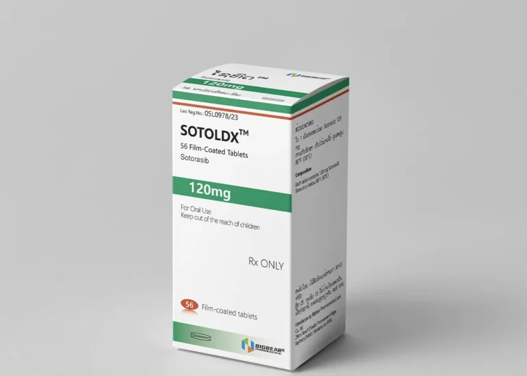 SOTOLDX Sotorasib 120mg package