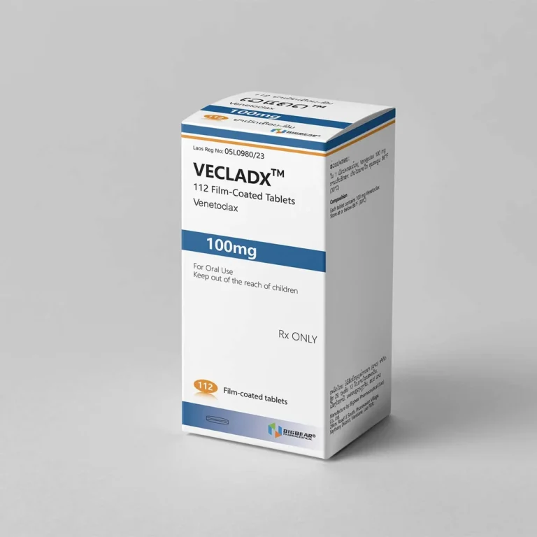 VECLADX Venetoclax 100mg package