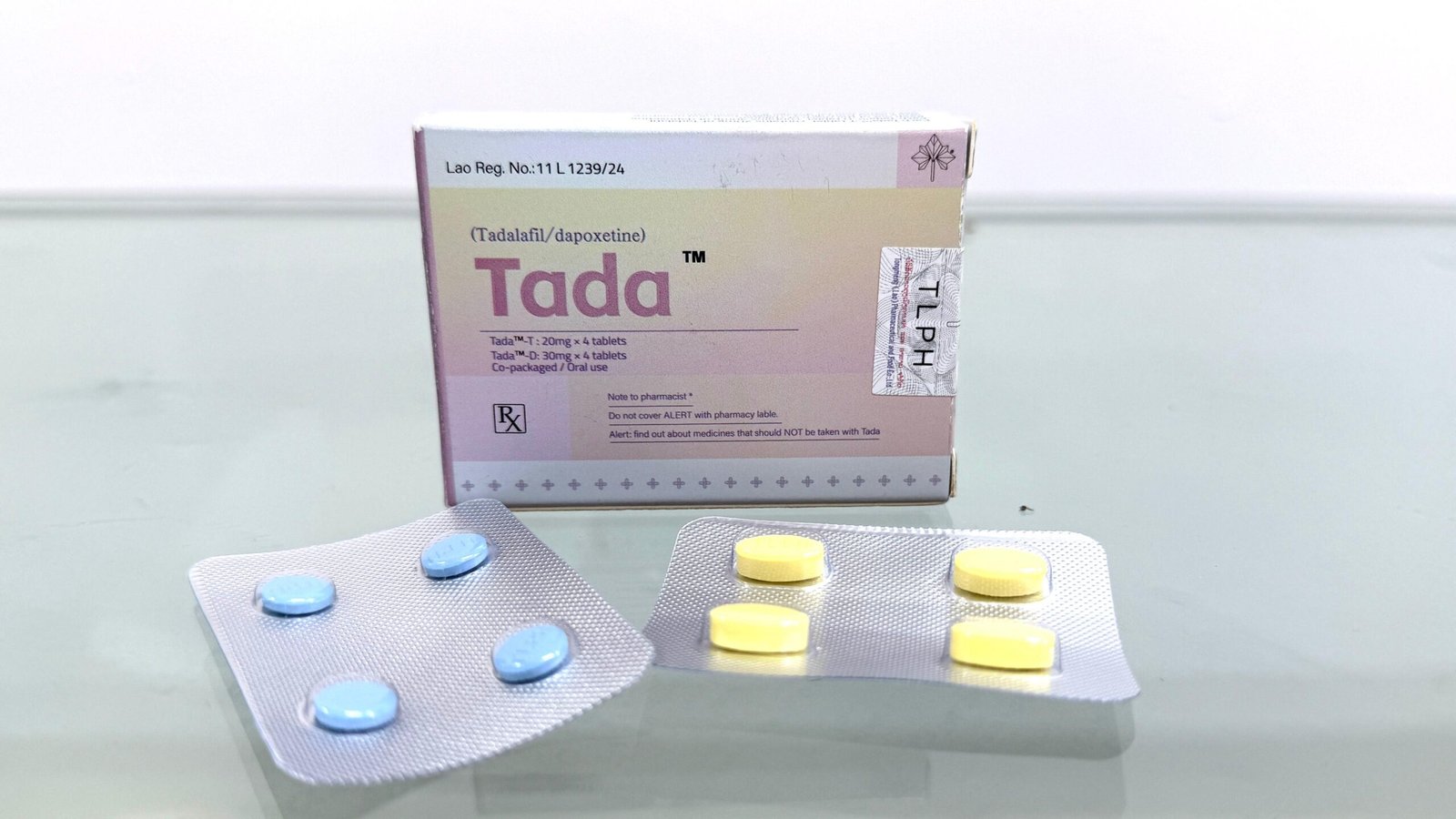 老挝东盟 tlph 他达拉非/达泊西汀双效片 tadalafil