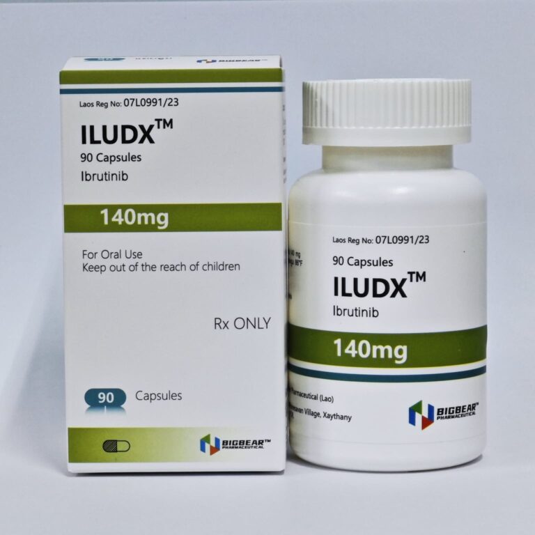 ILUDX Ibrutinib 140mg package