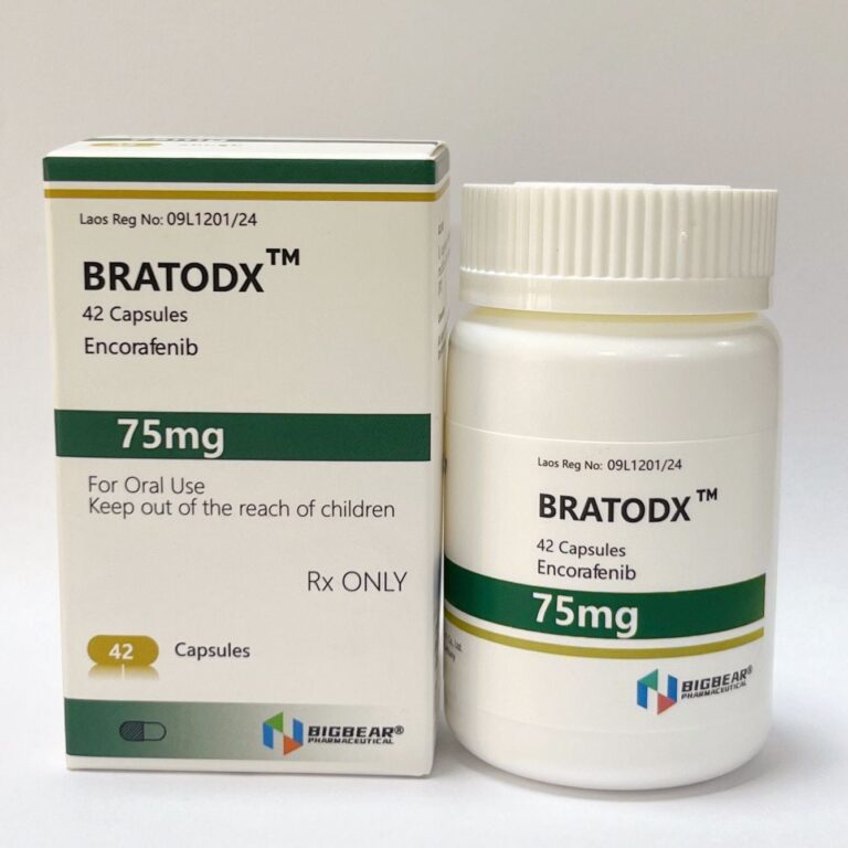 BRATODX Encorafenib as shown on package package