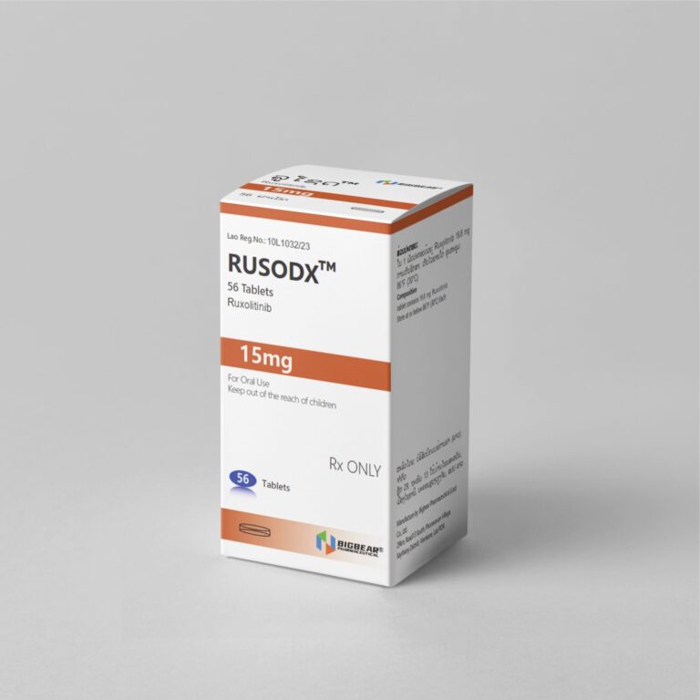 RUSODX Ruxolitinib 15mg package