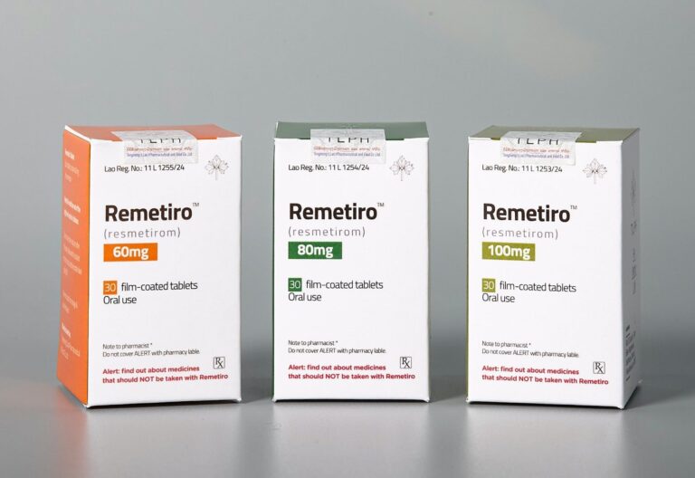 Remetiro Resmetirom 100mg package
