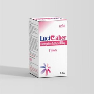 LuciCaber Cabergoline 0.5mg package