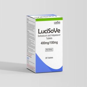 LuciSoVe Sofosbuvir Velpatasvir as shown on package package