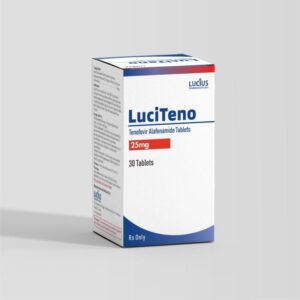 LuciTeno TAF Tenofovir 25mg package