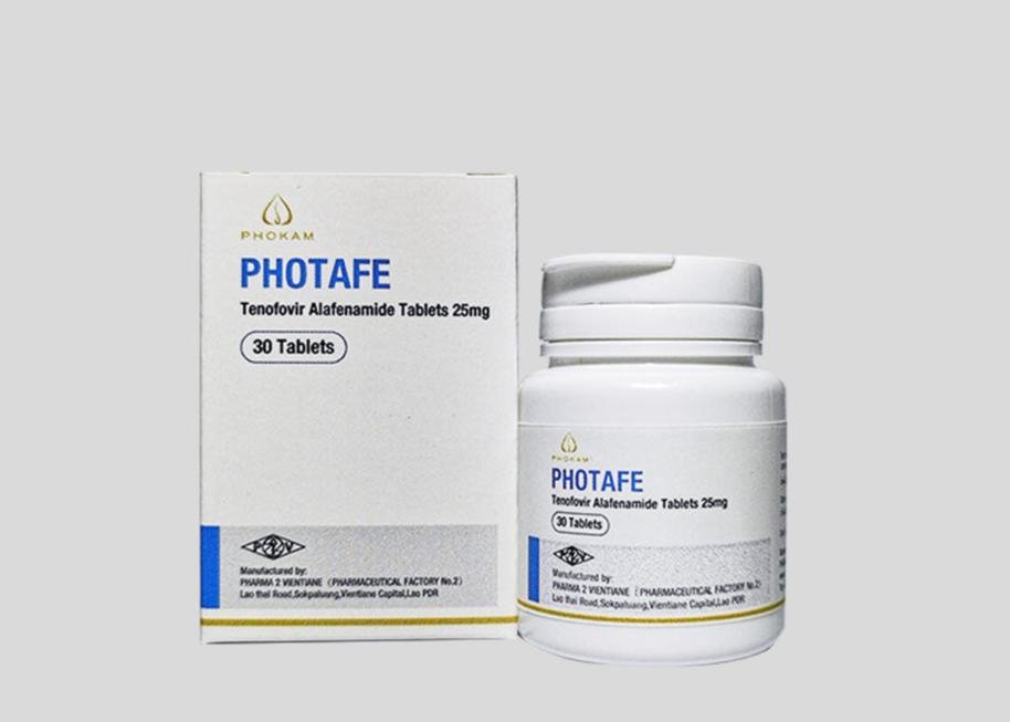 PHOTAFE Tenofovir Alafenamide as shown on package package