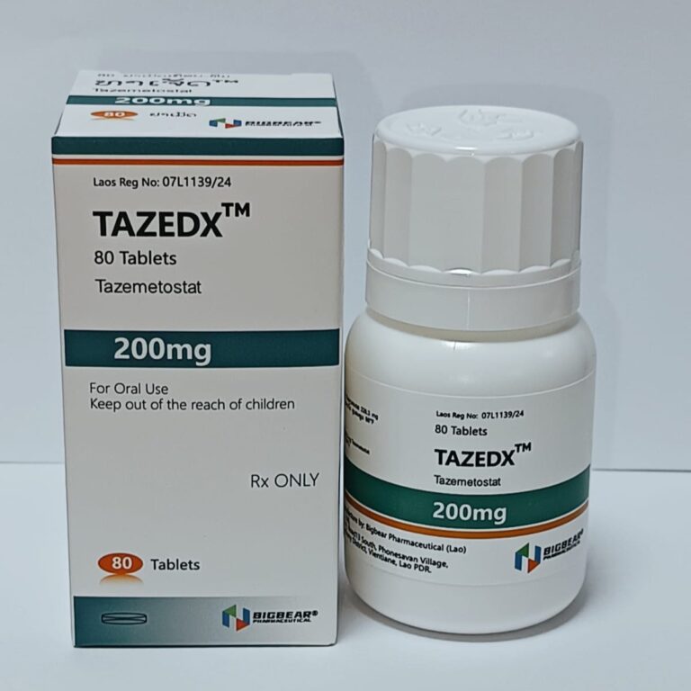 TAZEDX Tazemetostat 200mg package