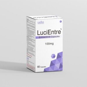LuciEntre Entrectinib 100mg package