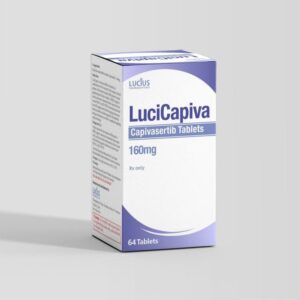 LuciCapiva Capivasertib 160mg package