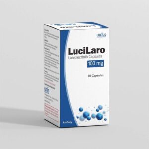 LuciLaro Larotrectinib 100mg package