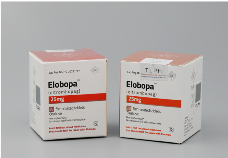 Elobopa ELTROBOPAG Eltrombopag 25MG package