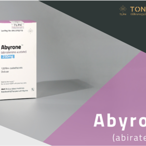 Abyrone Abiraterone as shown on package package
