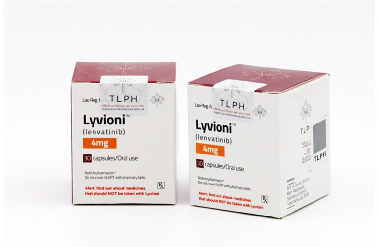 Lyvioni Lenvatinib 4mg package