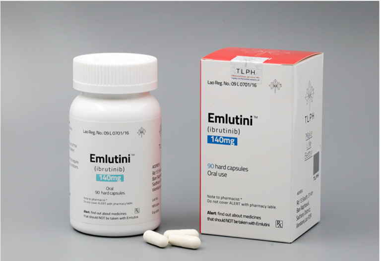 Emlutini IBRUTINIB 140MG package