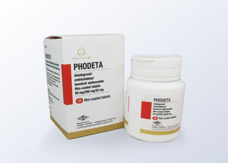 PHODETA Bictegravir Emtricitabine Tenofovir Alafenamide as shown on package package