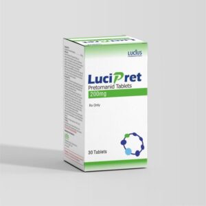 LuciPret Pretomanid 200mg package