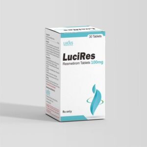 LuciRes Resmetirom 100mg package