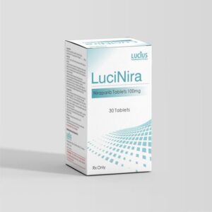 LuciNira Niraparib 100mg package