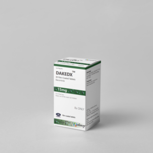 DAKEDX Dacomitinib15mg Dacomitinib 15mg package